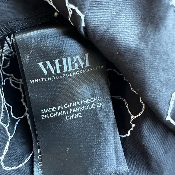 White House Black Market Floral Embroidered Bustier Top NWT Sz 2 - Picture 11 of 14